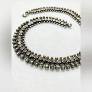 Antique  🇮🇳 Indian handmade silver anklet